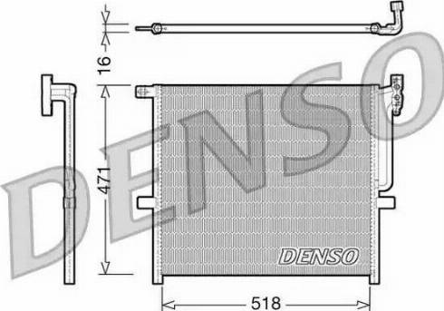 Denso DCN05001 - Kondensators, Gaisa kond. sistēma ps1.lv