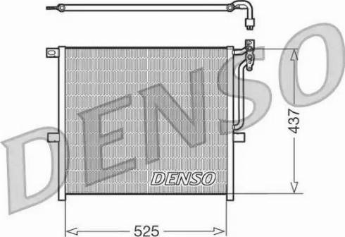 Denso DCN05008 - Kondensators, Gaisa kond. sistēma ps1.lv