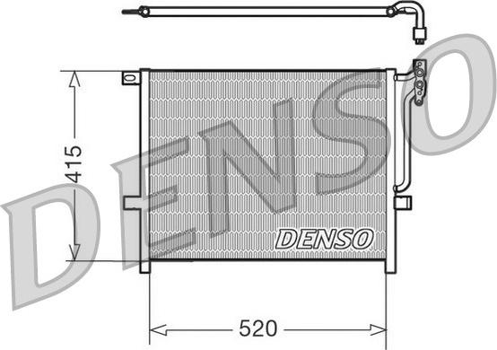 Denso DCN05010 - Kondensators, Gaisa kond. sistēma ps1.lv