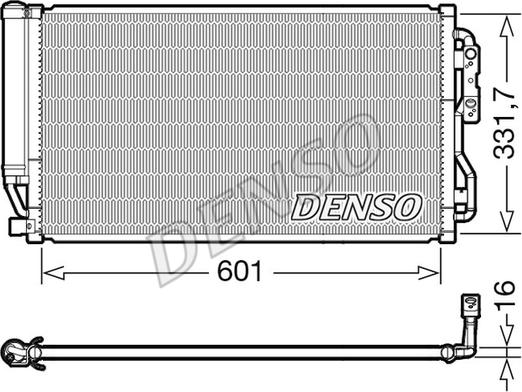 Denso DCN05035 - Kondensators, Gaisa kond. sistēma ps1.lv