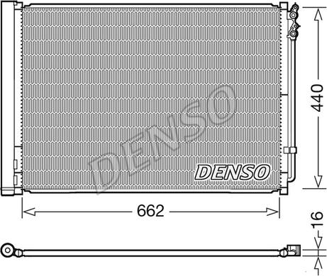 Denso DCN05032 - Kondensators, Gaisa kond. sistēma ps1.lv