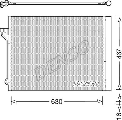 Denso DCN05029 - Kondensators, Gaisa kond. sistēma ps1.lv