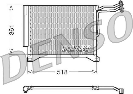 Denso DCN05100 - Kondensators, Gaisa kond. sistēma ps1.lv