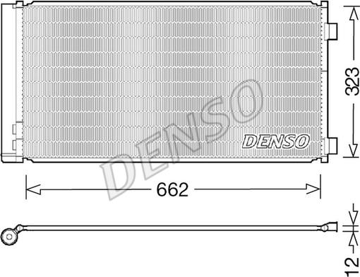 Denso DCN05103 - Kondensators, Gaisa kond. sistēma ps1.lv