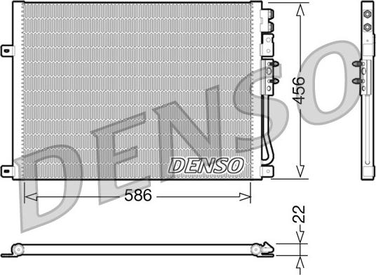 Denso DCN06009 - Kondensators, Gaisa kond. sistēma ps1.lv