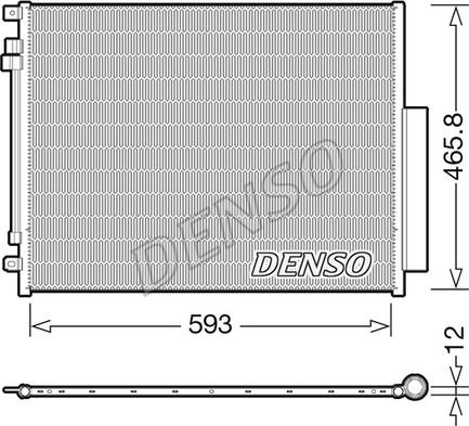 Denso DCN01005 - Kondensators, Gaisa kond. sistēma ps1.lv