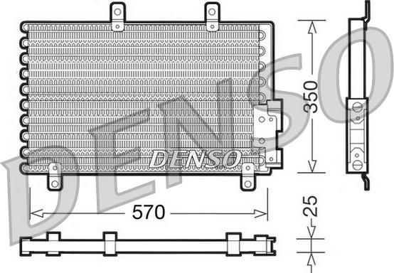 Denso DCN01001 - Kondensators, Gaisa kond. sistēma ps1.lv