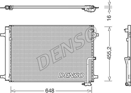 Denso DCN02042 - Kondensators, Gaisa kond. sistēma ps1.lv