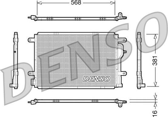 Denso DCN02004 - Kondensators, Gaisa kond. sistēma ps1.lv