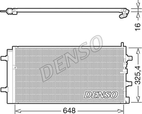 Denso DCN02002 - Kondensators, Gaisa kond. sistēma ps1.lv