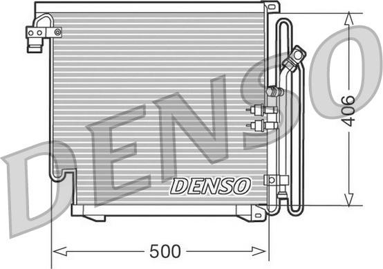 Denso DCN02010 - Kondensators, Gaisa kond. sistēma ps1.lv