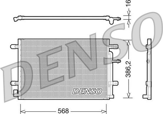 Denso DCN02018 - Kondensators, Gaisa kond. sistēma ps1.lv