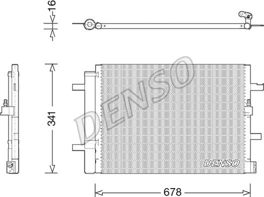 Denso DCN02026 - Kondensators, Gaisa kond. sistēma ps1.lv