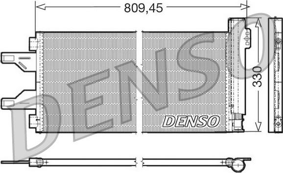 Denso DCN07050 - Kondensators, Gaisa kond. sistēma ps1.lv