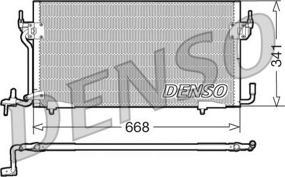 Denso DCN07060 - Kondensators, Gaisa kond. sistēma ps1.lv