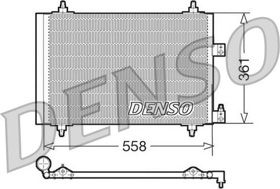 Denso DCN07005 - Kondensators, Gaisa kond. sistēma ps1.lv