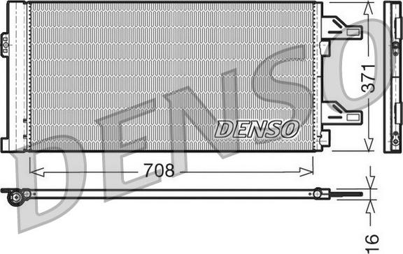 Denso DCN07002 - Kondensators, Gaisa kond. sistēma ps1.lv