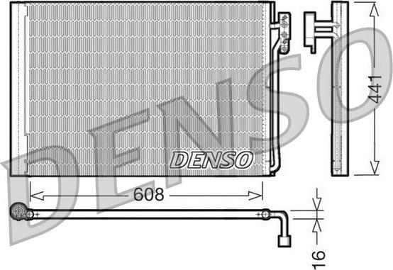 Denso DCN14001 - Kondensators, Gaisa kond. sistēma ps1.lv