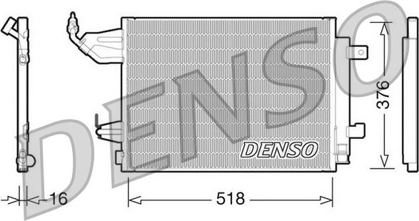 Denso DCN16001 - Kondensators, Gaisa kond. sistēma ps1.lv