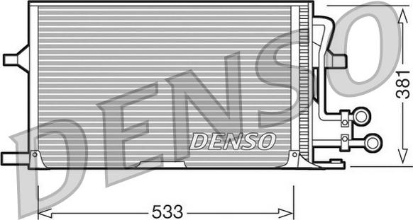 Denso DCN10003 - Kondensators, Gaisa kond. sistēma ps1.lv