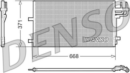 Denso DCN10007 - Kondensators, Gaisa kond. sistēma ps1.lv