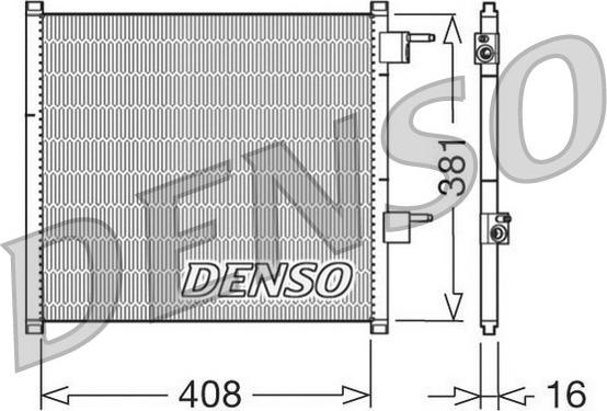 Denso DCN10019 - Kondensators, Gaisa kond. sistēma ps1.lv