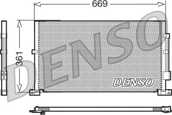 Denso DCN10012 - Kondensators, Gaisa kond. sistēma ps1.lv