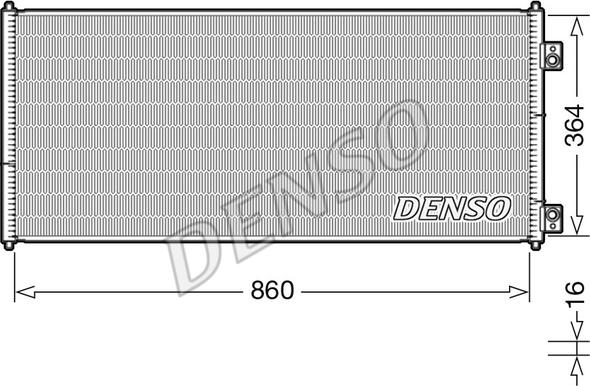 Denso DCN10032 - Kondensators, Gaisa kond. sistēma ps1.lv