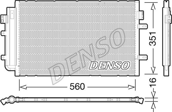 Denso DCN12005 - Kondensators, Gaisa kond. sistēma ps1.lv