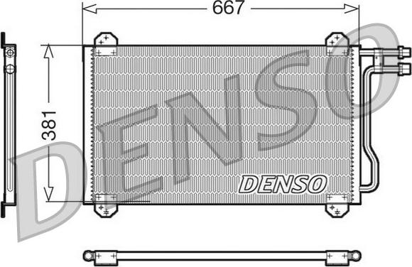 Denso DCN17055 - Kondensators, Gaisa kond. sistēma ps1.lv