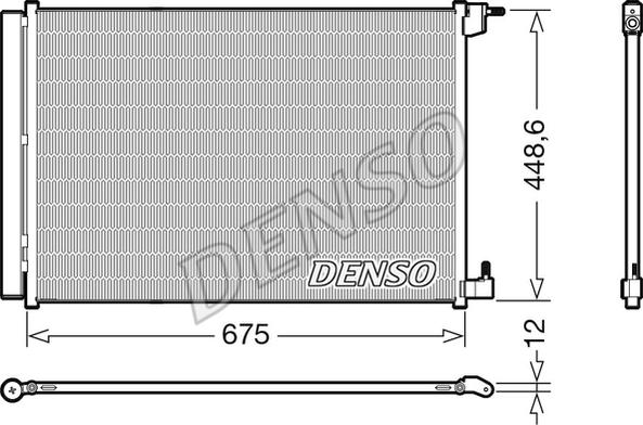 Denso DCN17060 - Kondensators, Gaisa kond. sistēma ps1.lv