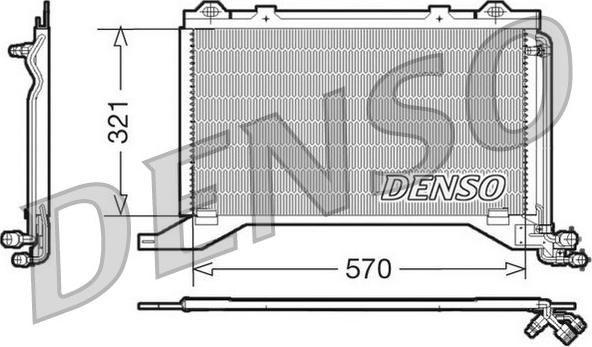 Denso DCN17019 - Kondensators, Gaisa kond. sistēma ps1.lv