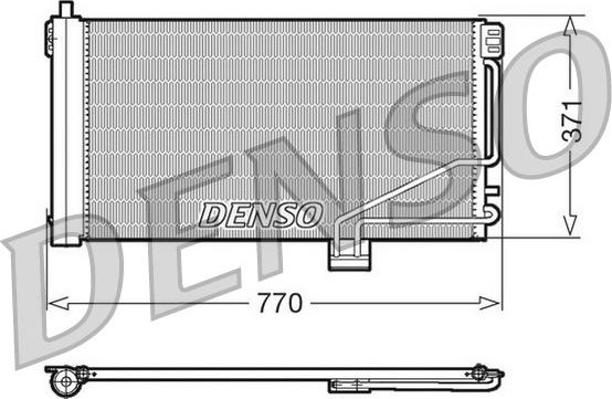 Denso DCN17014 - Kondensators, Gaisa kond. sistēma ps1.lv