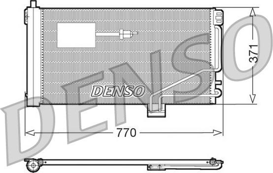 Denso DCN17015 - Kondensators, Gaisa kond. sistēma ps1.lv