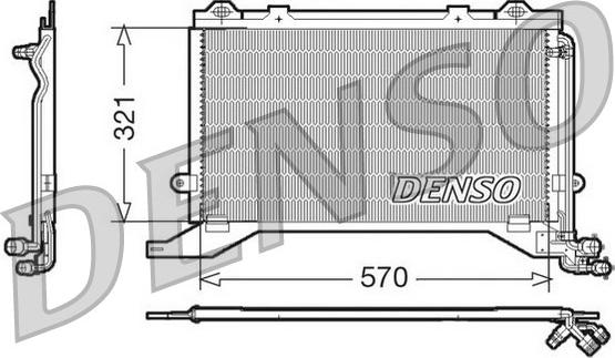 Denso DCN17020 - Kondensators, Gaisa kond. sistēma ps1.lv