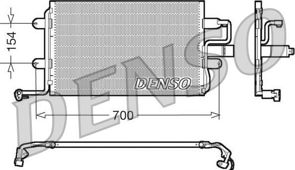 Denso DCN32017 - Kondensators, Gaisa kond. sistēma ps1.lv