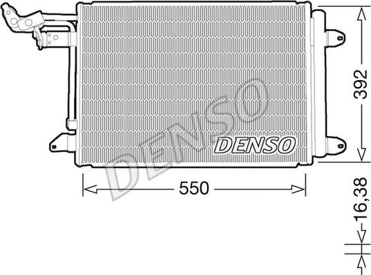 Denso DCN32032 - Kondensators, Gaisa kond. sistēma ps1.lv