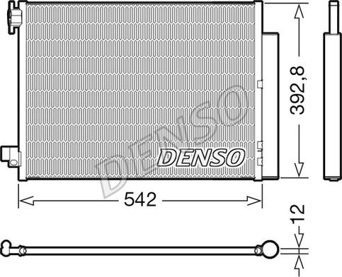 Denso DCN37004 - Kondensators, Gaisa kond. sistēma ps1.lv