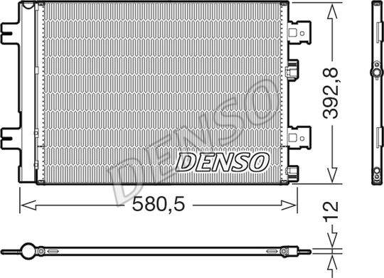 Denso DCN37005 - Kondensators, Gaisa kond. sistēma ps1.lv