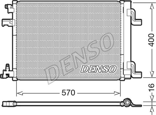 Denso DCN20001 - Kondensators, Gaisa kond. sistēma ps1.lv