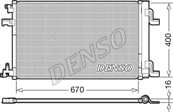 Denso DCN20002 - Kondensators, Gaisa kond. sistēma ps1.lv