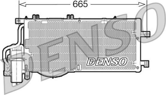 Denso DCN20016 - Kondensators, Gaisa kond. sistēma ps1.lv