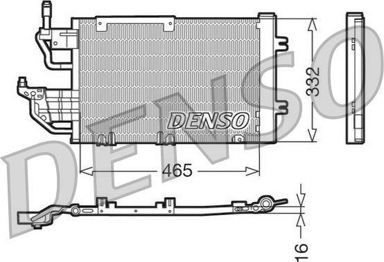 Denso DCN20013 - Kondensators, Gaisa kond. sistēma ps1.lv