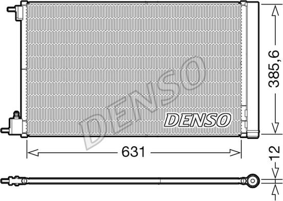 Denso DCN20039 - Kondensators, Gaisa kond. sistēma ps1.lv