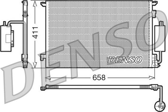 Denso DCN20034 - Kondensators, Gaisa kond. sistēma ps1.lv