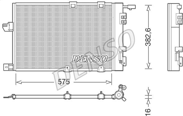 Denso DCN20038 - Kondensators, Gaisa kond. sistēma ps1.lv