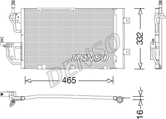 Denso DCN20037 - Kondensators, Gaisa kond. sistēma ps1.lv