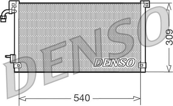 Denso DCN21004 - Kondensators, Gaisa kond. sistēma ps1.lv