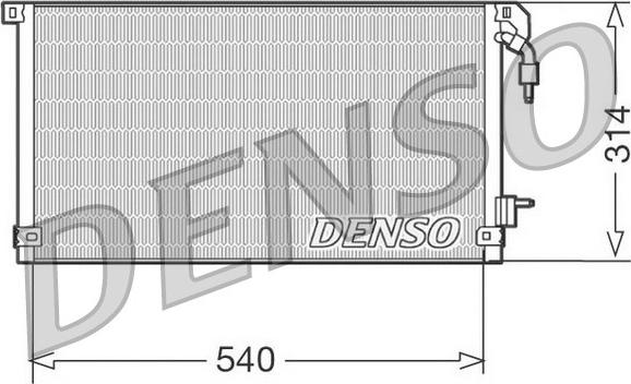 Denso DCN21003 - Kondensators, Gaisa kond. sistēma ps1.lv