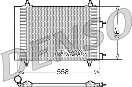 Denso DCN21015 - Kondensators, Gaisa kond. sistēma ps1.lv